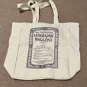National Geographic Cream Tote Bag